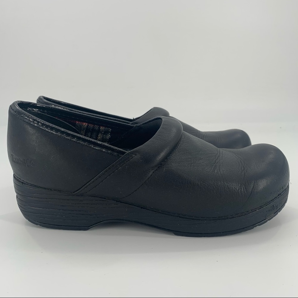 Skechers Tone-Ups leather Comfort Clogs